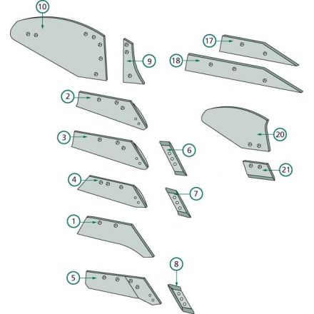  Listwa odkładnicy | 27550101